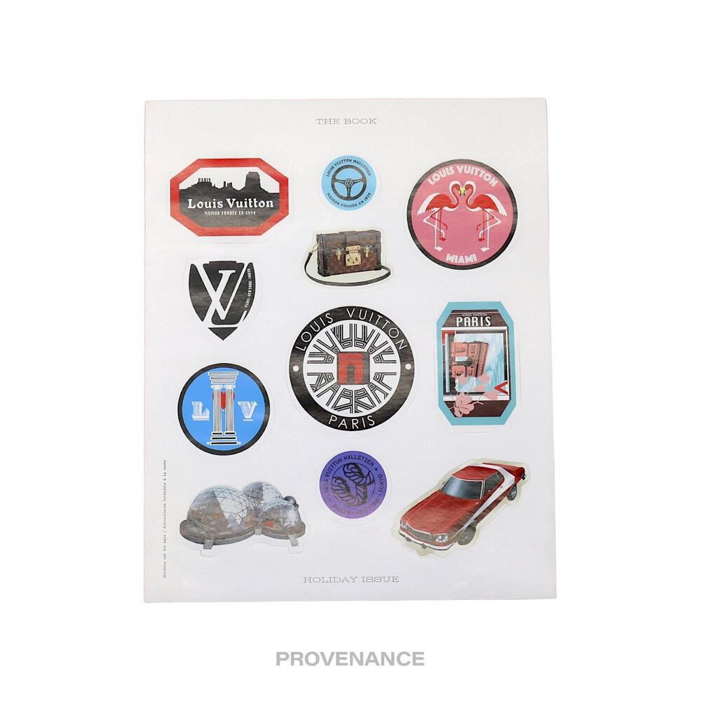 🔴 Louis Vuitton  Sticker Set Sheet -  THE BOOK HOLIDAY